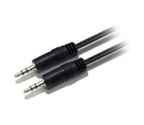 Equip Jack 3,5mm 2,5m černá / Audio kabel / Jack 3,5mm - Jack 3,5mm / Poniklované konektory