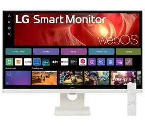 27" LG 27U731SA-W bílá / Monitor / IPS / 4K UHD / 60 Hz / USB-C PD 65 W / HDMI
