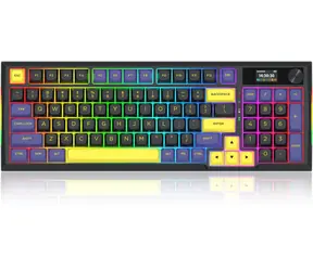 Redragon K725LBY-RGB-PRO Glintstone / Herní klávesnice / mechanická / nízkoprofilová / Low Profile Blue / bezdrátová