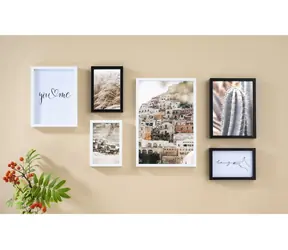 Hama MIX & MATCH bílá/černá / Rámeček na fotografie / 20×30 cm / MDF / 8 ks