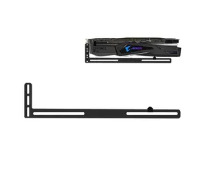 1stCool Podpěra grafické karty černá / Držák GPU / Hliníkový / 280x62 mm