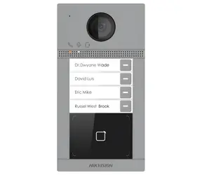 Hikvision DS-KV8413-WME1(C) / IP dveřní interkom / 4 tl. / čtečka karet / 2MPx kamera / WiFi
