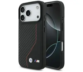 BMW M Carbon Line & Logo červená / Zadní kryt / MagSafe / iPhone 17 Pro