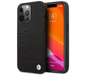 BMW Zadní kryt Signature MagSafe pro iPhone 14 Pro černá / Kryt na mobil / MagSafe / Tvrzený plast