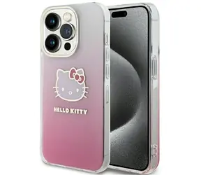 Hello Kitty IML Gradient Zadní Kryt pro Apple iPhone 13 Pro/13 růžová / Kryt na mobilní telefon