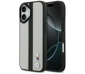 BMW M Perforated Stripe Logo šedá / Zadní kryt / MagSafe / iPhone 17