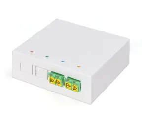 Digitus FTTH přípojková skříň bílá / Přípojková skříň / 2x LC/APC Duplex / Singlemode / IP45 / 80x80x30 mm