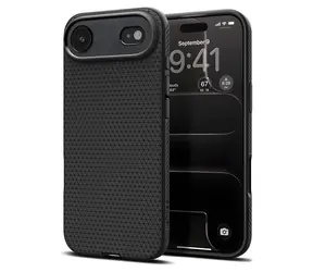 Spigen Liquid Air iPhone 17 Air matte black / Kryt / TPU / Air Cushion