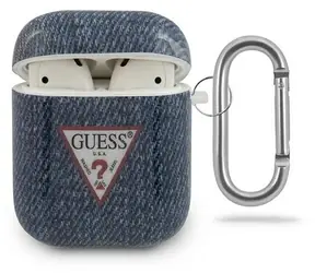 Guess Jeans Collection tmavě modrá / Pouzdro pro sluchátka / pro Apple AirPods