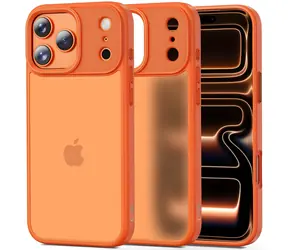 Tech-Protect MagMat matná oranžová / Kryt / Apple iPhone 17 Pro / MagSafe