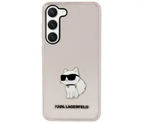 Karl Lagerfeld Ikonik Choupette Samsung Galaxy S23+ růžová / Zadní kryt / Hardcase