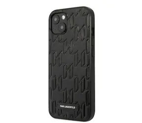 Karl Lagerfeld Monogram Plaque černá / Zadní kryt / iPhone 13 mini