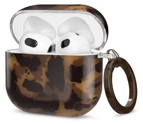 Tech-Protect Lamano hnědo-černé / Pouzdro pro sluchátka / AirPods 4