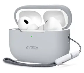 Tech-Protect Silicone Case AirPods Pro 1/2 šedá / Pouzdro pro sluchátka / silikonové