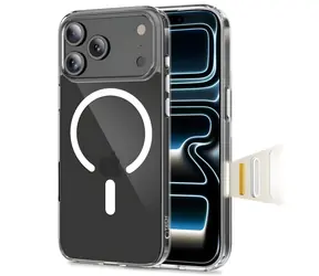 Tech-Protect Flexair Hybrid pro Apple iPhone 17 Pro čirá / Ochranný kryt / MagSafe