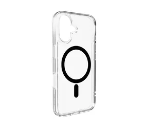 Puro Lite Mag iPhone 17 transparentní, černý rámeček / Kryt / MagSafe