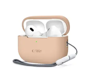 Tech-Protect Silicone Case AirPods Pro 1/2 béžová / Pouzdro pro sluchátka / silikonové / AirPods Pro 1, 2