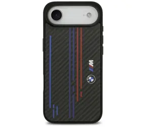BMW M Kevlar Lines & Logo pro iPhone Air černá / Zadní kryt / MagSafe / Kevlar