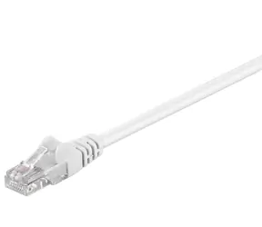 Goobay 68510 bílý / Patch kabel / CAT 5e / U/UTP / 7,5 m