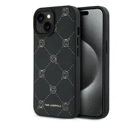Karl Lagerfeld Karl Head kryt pro iPhone 15 Plus černá / Kryt / MagSafe