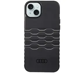 Audi IML pro iPhone 14 Plus/15 Plus černá / Zadní kryt / MagSafe