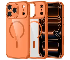 Tech-Protect MagMat transparentní oranžová / Kryt pro Apple iPhone 17 Pro Max / MagSafe