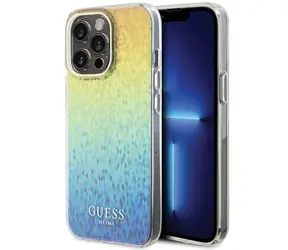 GUESS IML Faceted Mirror Disco Iridescent vícebarevná / Zadní kryt / Apple iPhone 15 Pro Max