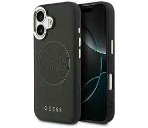 Guess Perforated 4G MagSafe černá / Zadní kryt / iPhone 17