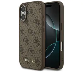 Guess 4G Classic Zadní kryt pro iPhone 17 hnědá / Zadní kryt