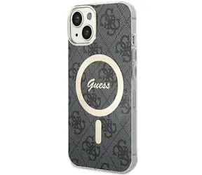 Guess 4G MagSafe černá / Zadní kryt / iPhone 15 Plus, 14 Plus