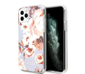 GUESS N°2 Flower Collection lilac / Zadní kryt pro Apple iPhone 11 Pro Max