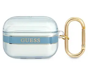 Guess GUAPHHTSB Strap Collection modrá / Pouzdro / pro Apple AirPods Pro
