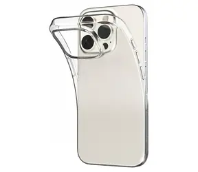 Puro 03 Nude transparentní / Pouzdro / iPhone 16 Pro Max / silikonové