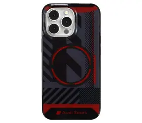 Audi IML Sport MagSafe černá / Zadní kryt pro Apple iPhone 13 Pro Max / MagSafe