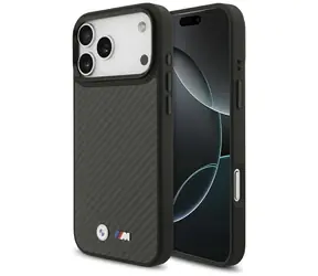 BMW Zadní kryt M Kevlar matný MagSafe pro iPhone 17 Pro Max černá / Kryt / Kevlar