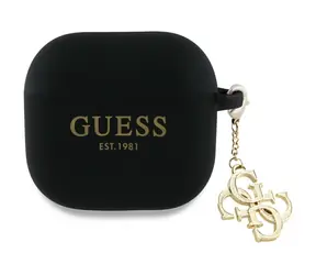 Guess 4G Charm Pouzdro pro Apple AirPods 4 černá / Pouzdro