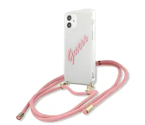 GUESS Script Vintage růžová / Zadní kryt / Apple iPhone 12 mini