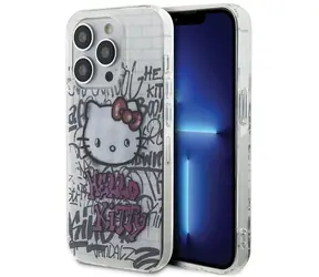 Hello Kitty IML Kitty On Bricks Graffiti bílá / Zadní kryt / Apple iPhone 15 Pro