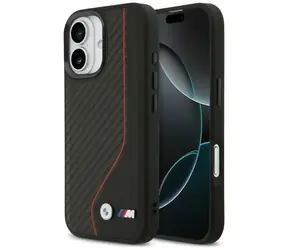 BMW M Carbon Line & Logo MagSafe červená / Zadní kryt / iPhone 17