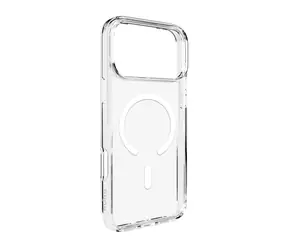Puro Lite Mag iPhone 17 Pro transparentní, bílý rámeček / Kryt / MagSafe