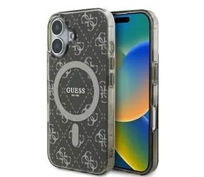 Guess IML 4G iPhone 16 Plus hnědá / Zadní kryt / MagSafe