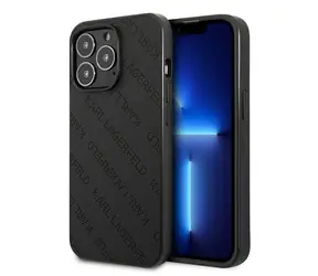Karl Lagerfeld Perforated Allover černá / Zadní kryt / iPhone 13 Pro, 13