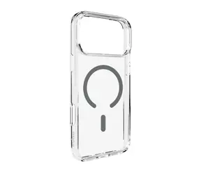 Puro Lite Mag iPhone 17 Pro Max transparentní, šedý rámeček / Kryt / MagSafe