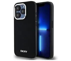 DKNY Plain Logo MagSafe iPhone 15 Pro černá / Zadní kryt / MagSafe / Apple iPhone 15 Pro