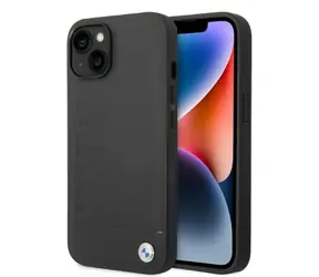 BMW BMHMP14MSLLBK černá / Zadní kryt / iPhone 14 Plus / MagSafe / Signature Logo