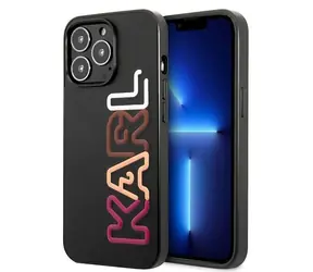 Karl Lagerfeld Multipink Brand černá / Pouzdro / Apple iPhone 13 Pro Max / hardcase
