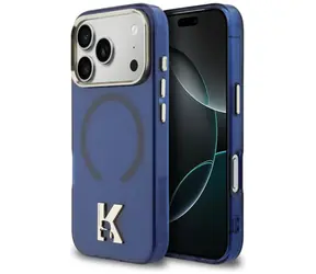Karl Lagerfeld IML K Head Logo modrá / Zadní kryt pro iPhone 17 Pro / MagSafe