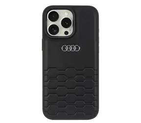 Audi Synthetic Leather AU-TPUPCIP16PM-GT/D2-BK iPhone 16 Pro Max černá / Pouzdro / TPU / Umělá kůže
