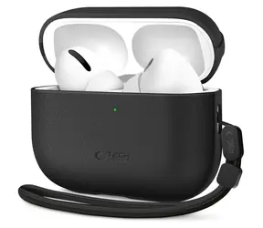 Tech-Protect NaturalFit Case černá / Pouzdro / pro Apple AirPods Pro 3