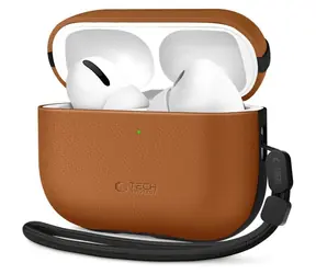 Tech-Protect NaturalFit Case hnědá / Pouzdro / pro Apple AirPods Pro 3